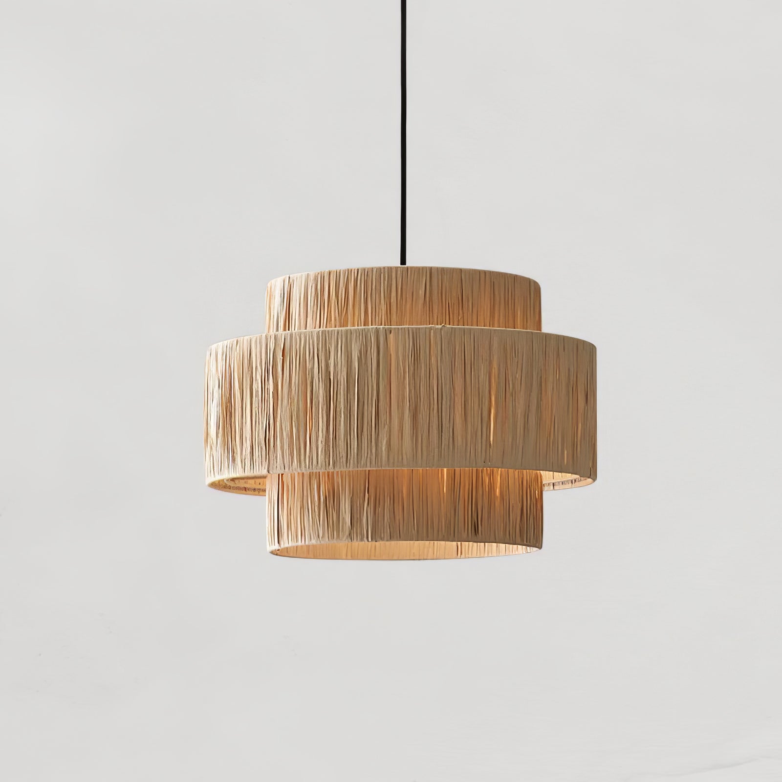 Thyra Straw Traditional Retro Pendant Light