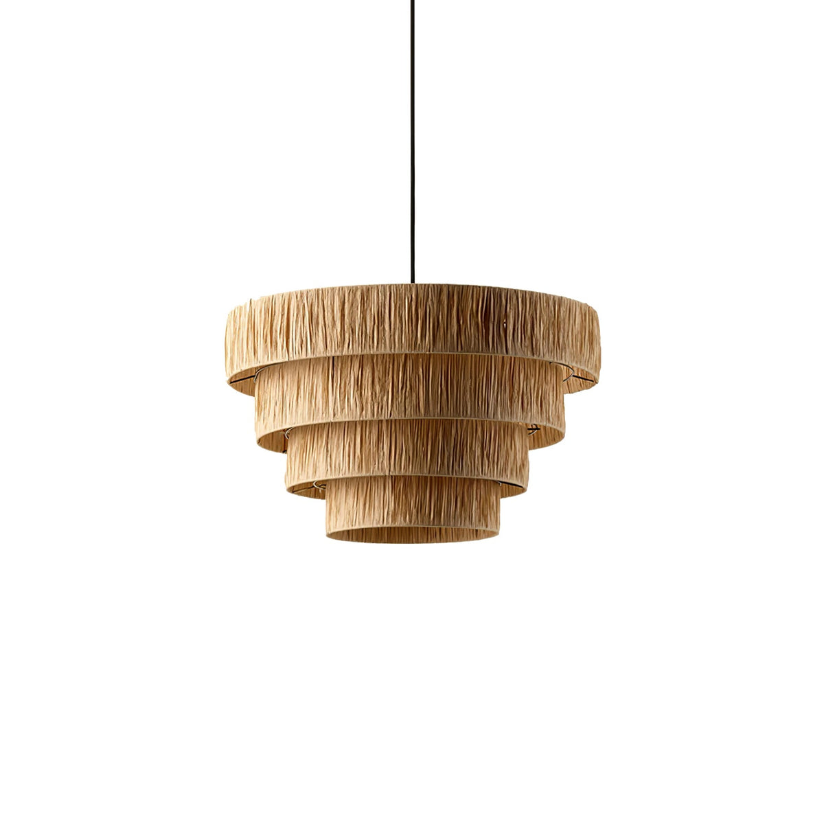 Thyra Straw Traditional Retro Pendant Light