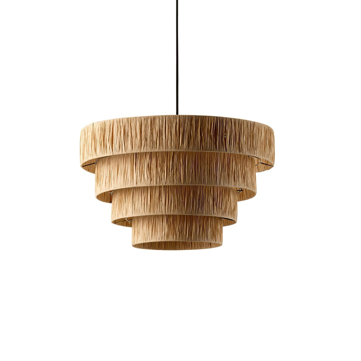Thyra Straw Traditional Retro Pendant Light
