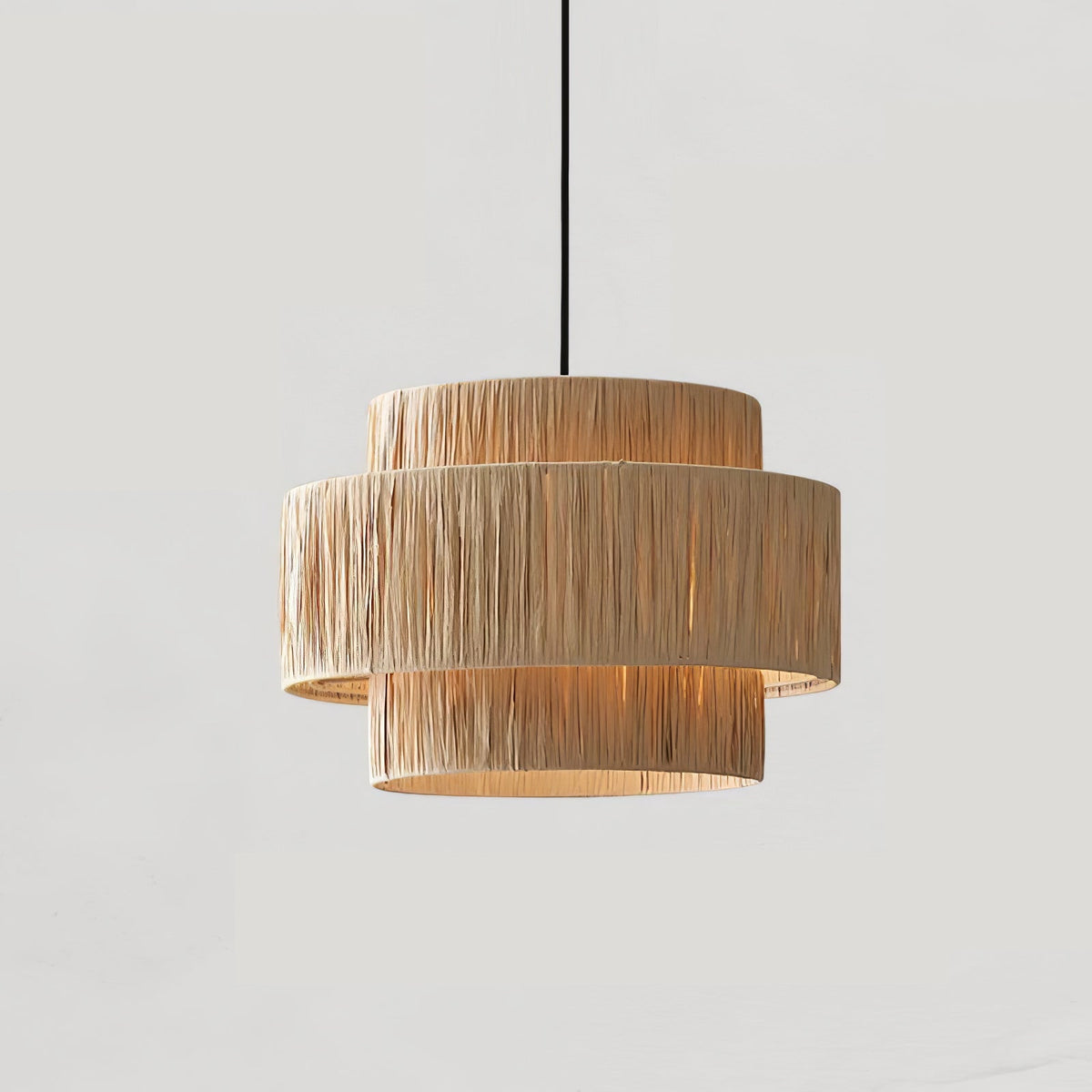 Thyra Straw Traditional Retro Pendant Light