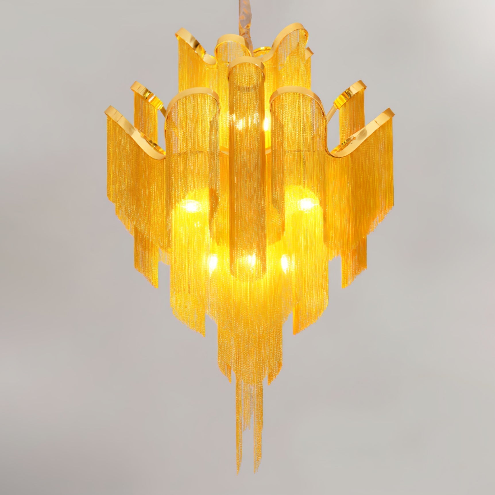 Lustra Pendant Lamp Stream Chain Nickel
