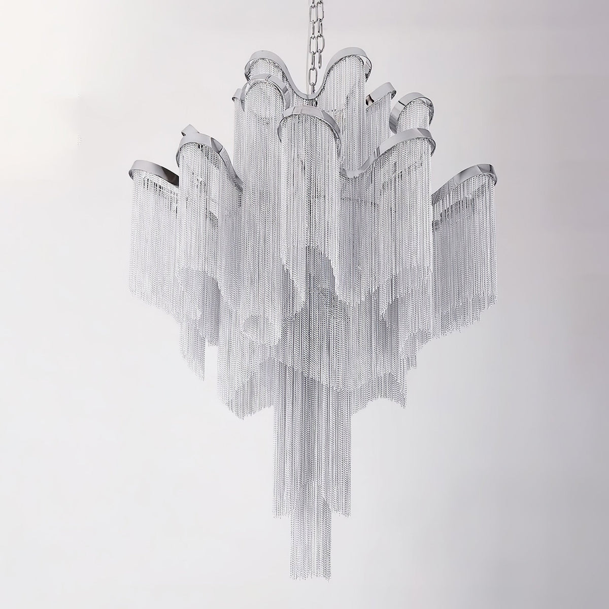 Lustra Pendant Lamp Stream Chain Nickel