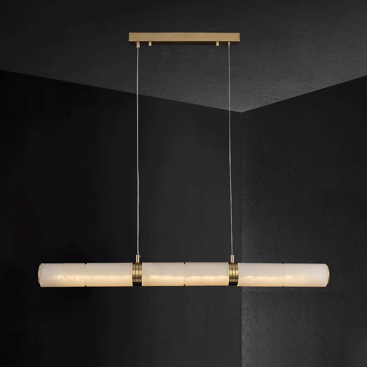 Stream Modern Minimalist Alabaster Pendant Light