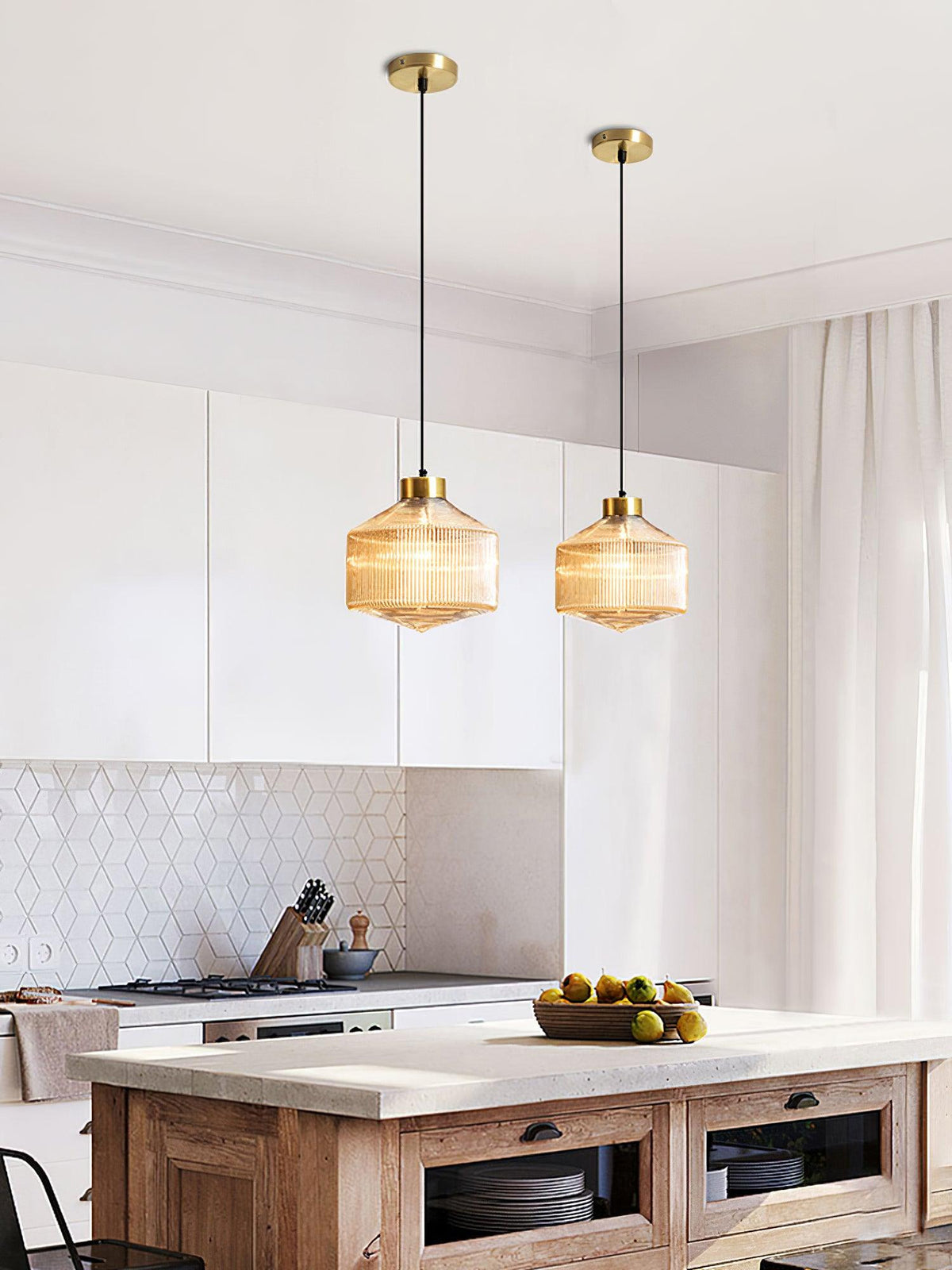Velorarn Glass Artistic Pendant Light