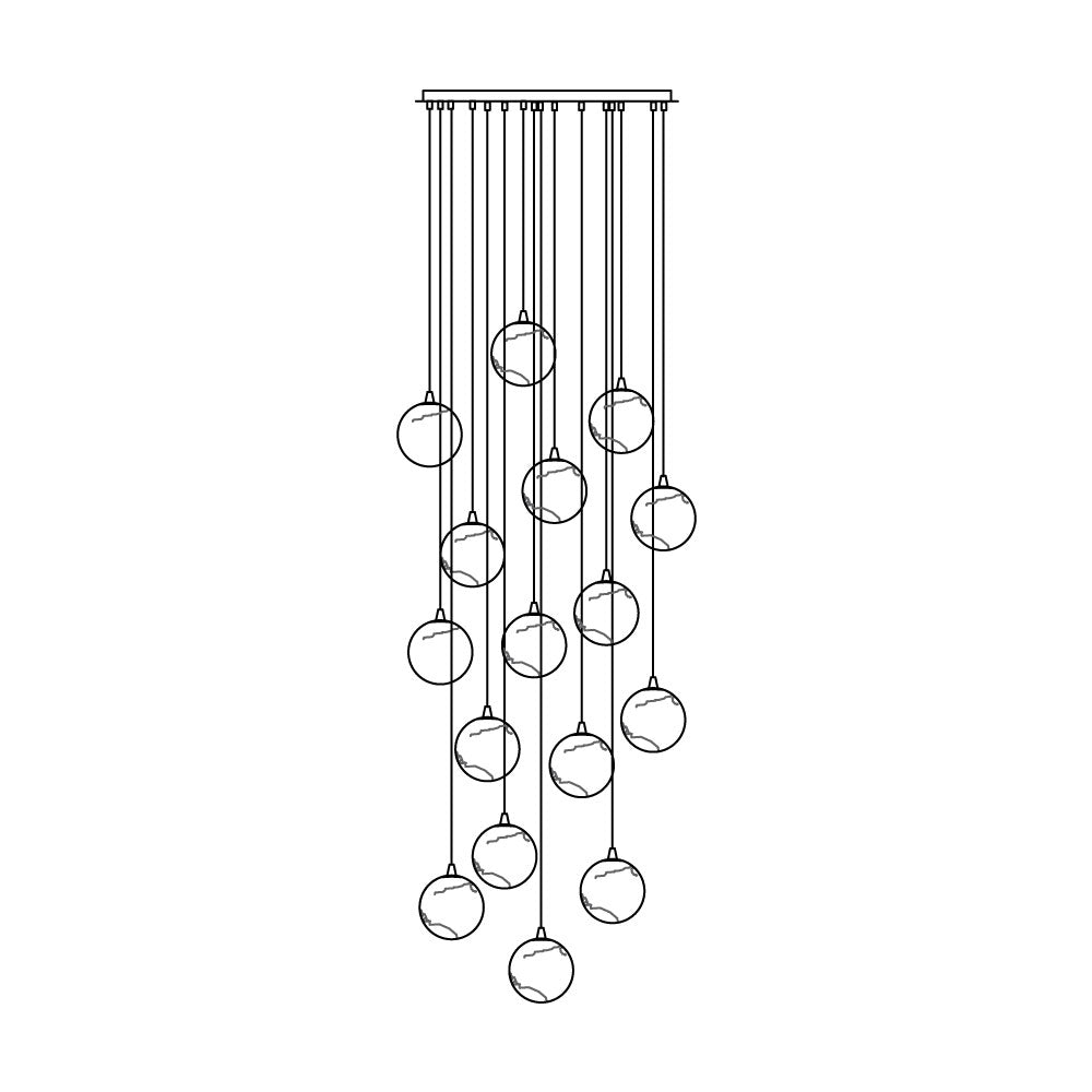 Nivinian Alabaster Chandelier