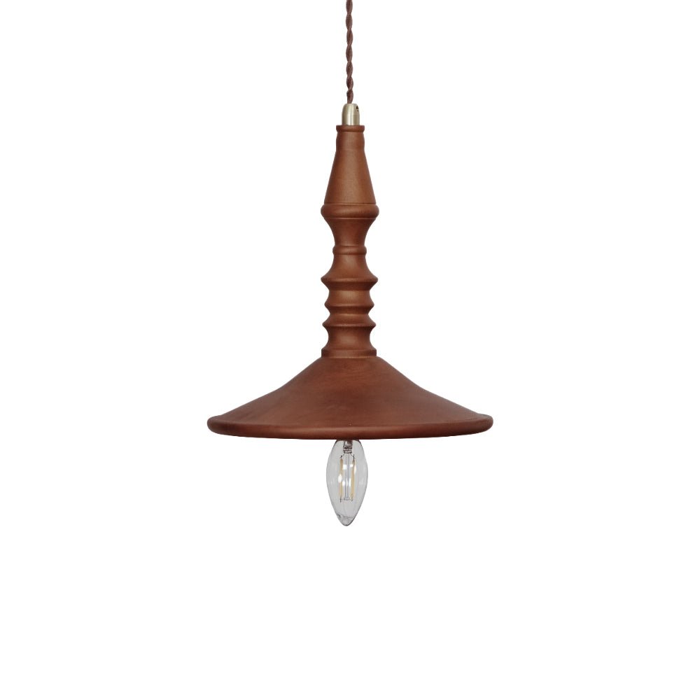 Tessira Wood Industrial Pendant Lamp