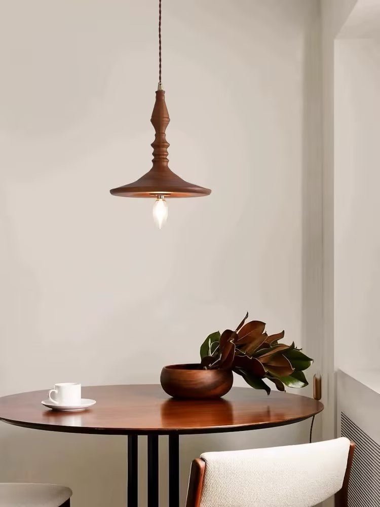 Tessira Wood Industrial Pendant Lamp