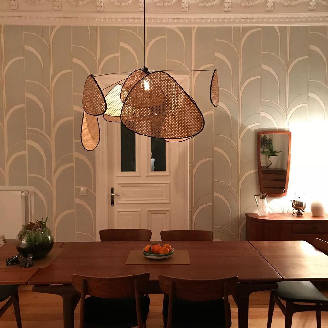 Orelivora Chandelier Screen Cannage Suspension Retro