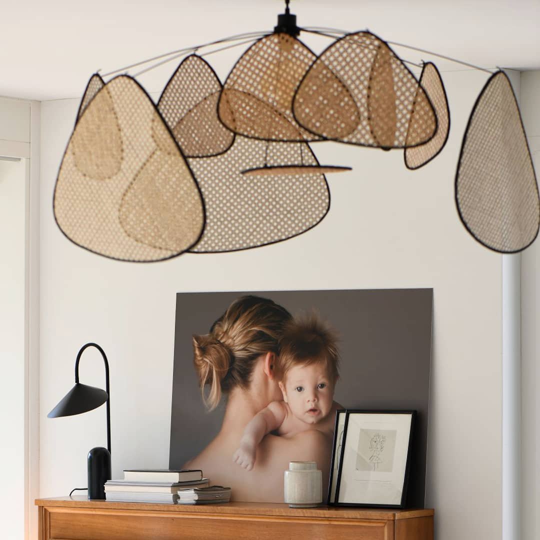 Orelivora Chandelier Screen Cannage Suspension Retro