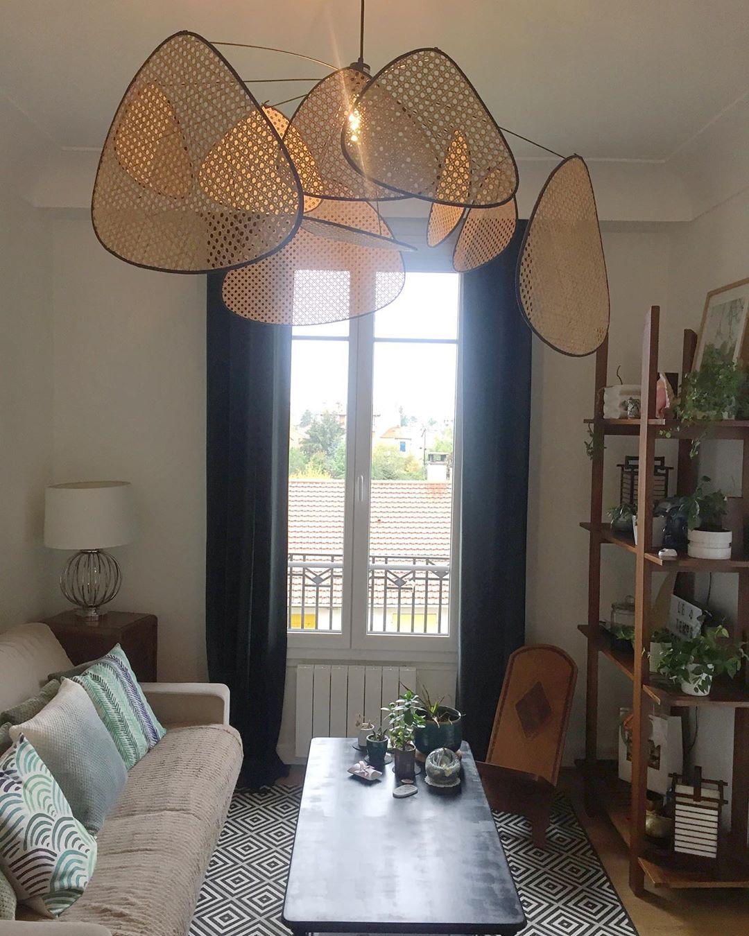 Orelivora Chandelier Screen Cannage Suspension Retro