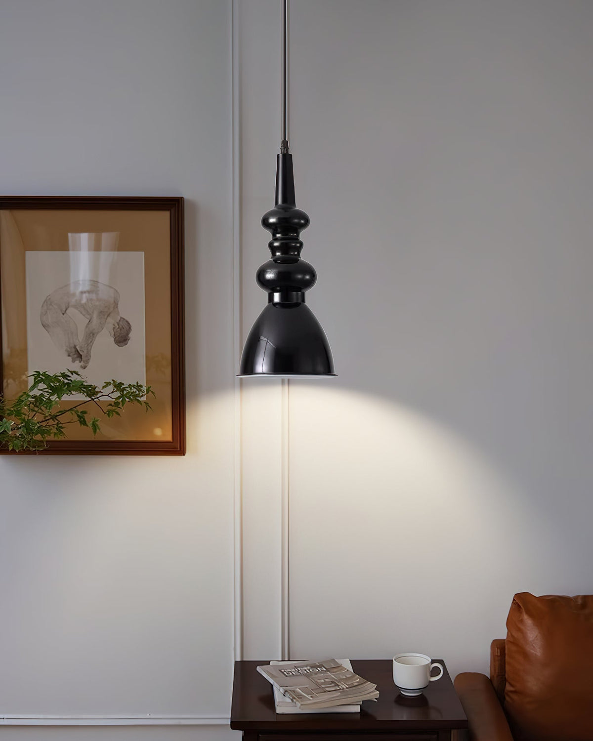 Hven Nordic Art Noir Pendant Light