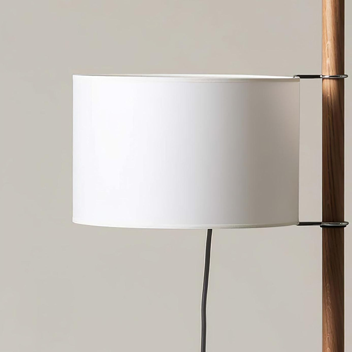Vindis Wood Fabric Floor Lamp