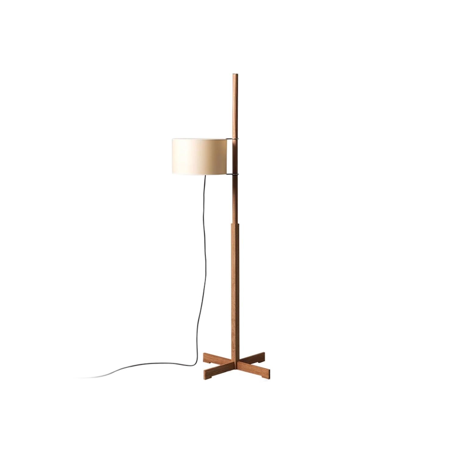 Vindis Wood Fabric Floor Lamp