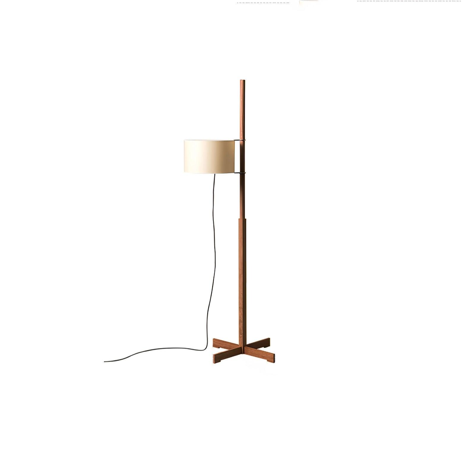 Vindis Wood Fabric Floor Lamp