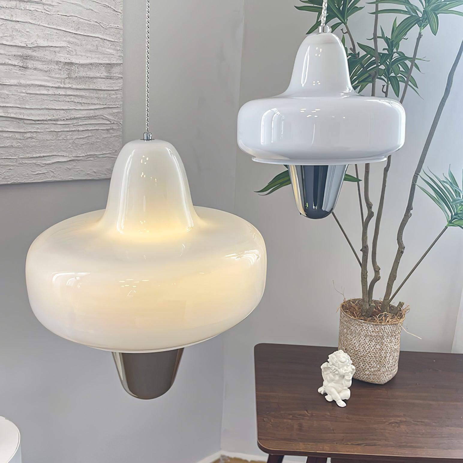 Nuvia Minimalist Glass Pendant Lamp