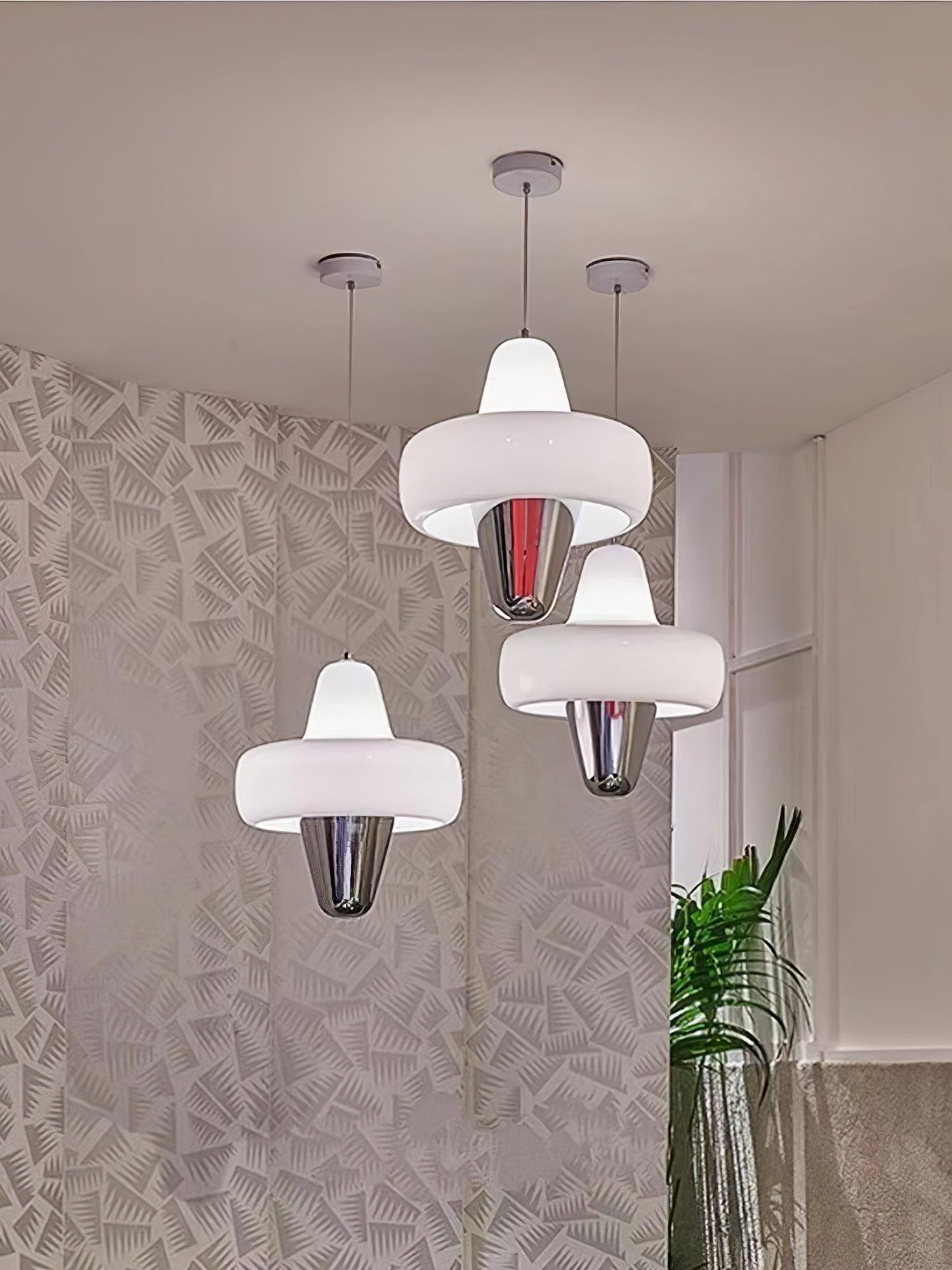 Nuvia Minimalist Glass Pendant Lamp