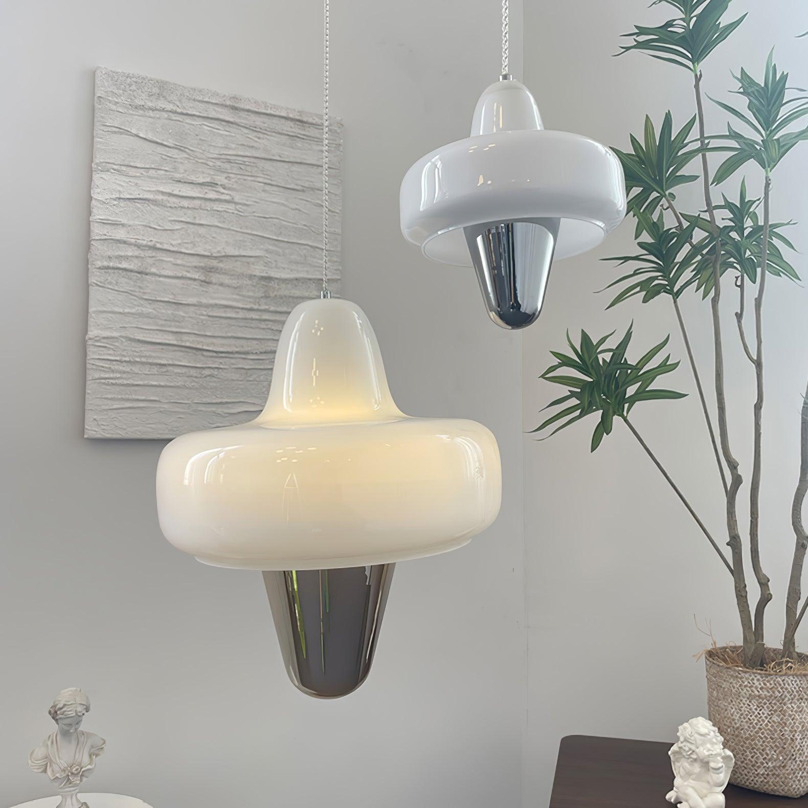 Nuvia Minimalist Glass Pendant Lamp