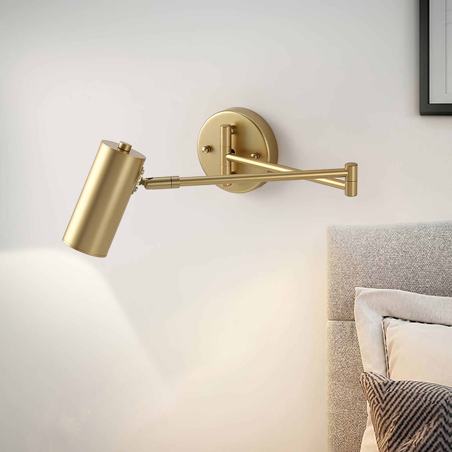 Sabine Adjustable Swing Arm Wall Lamp