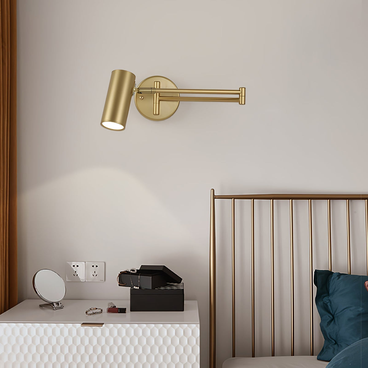 Sabine Adjustable Swing Arm Wall Lamp