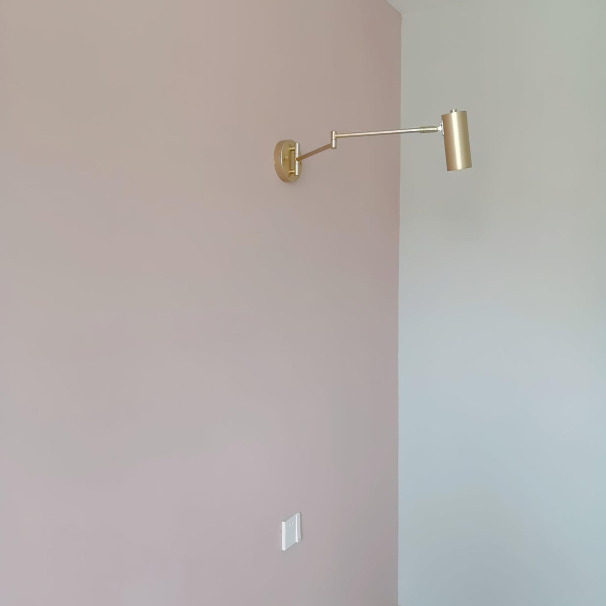 Auraelle Wall Sconce Brass Swing Arm Adjustable