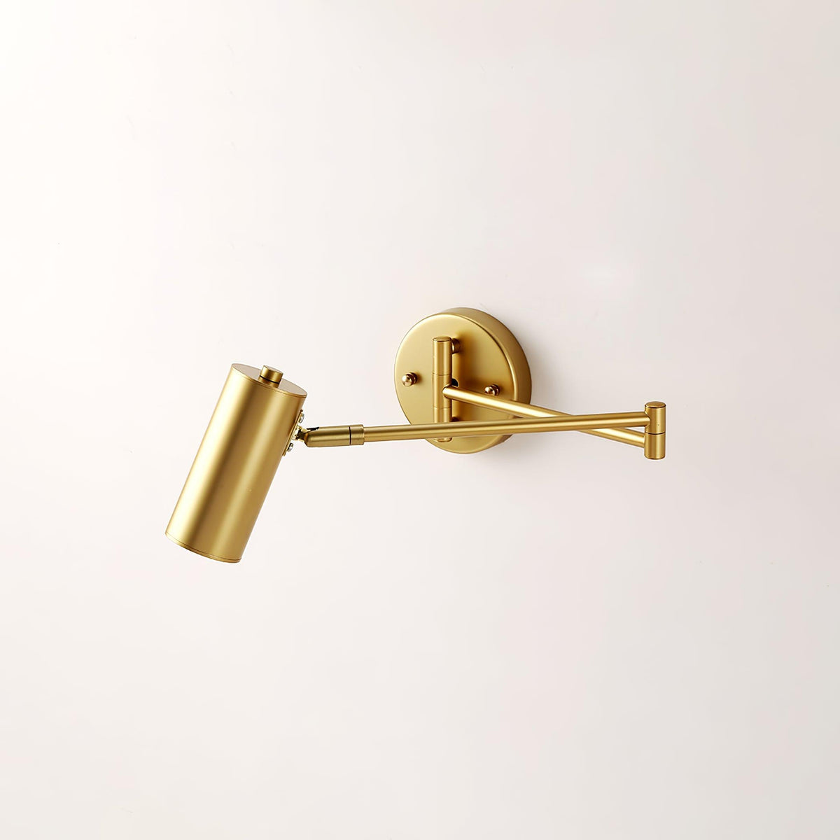 Auraelle Wall Sconce Brass Swing Arm Adjustable