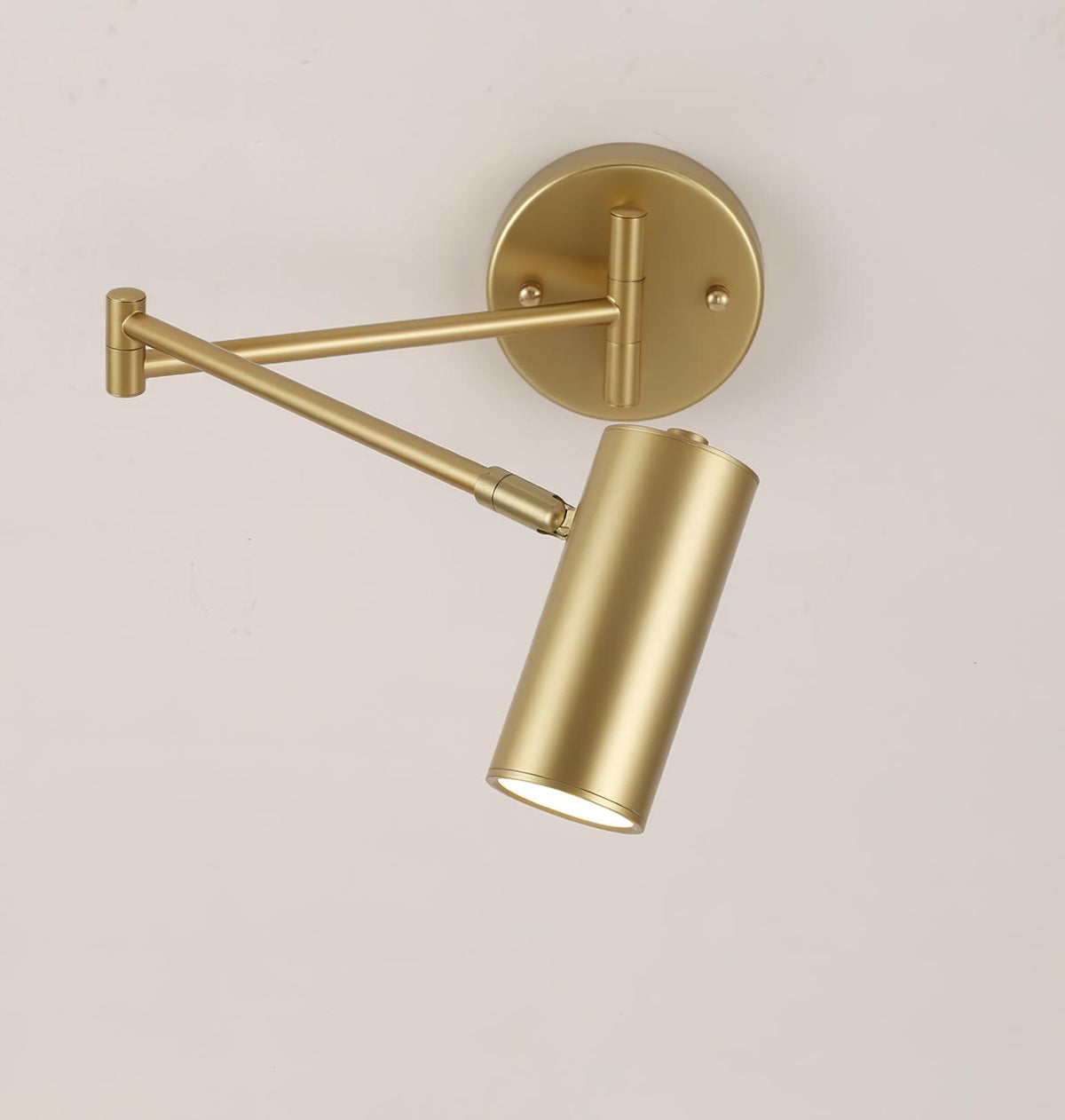 Auraelle Wall Sconce Brass Swing Arm Adjustable