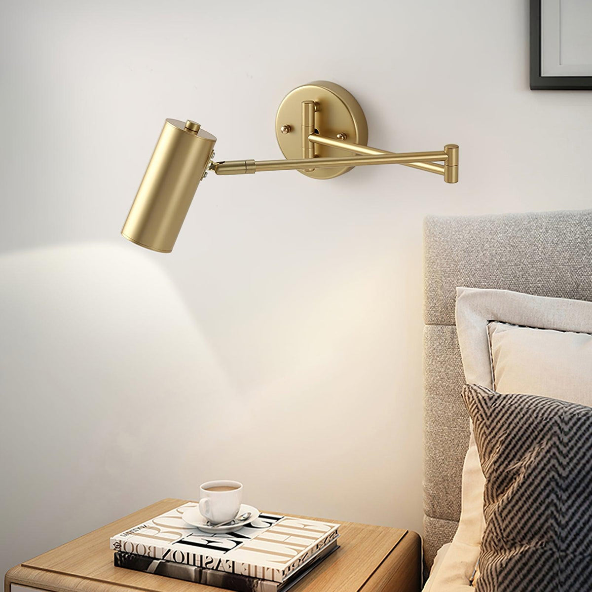 Sabine Adjustable Swing Arm Wall Lamp