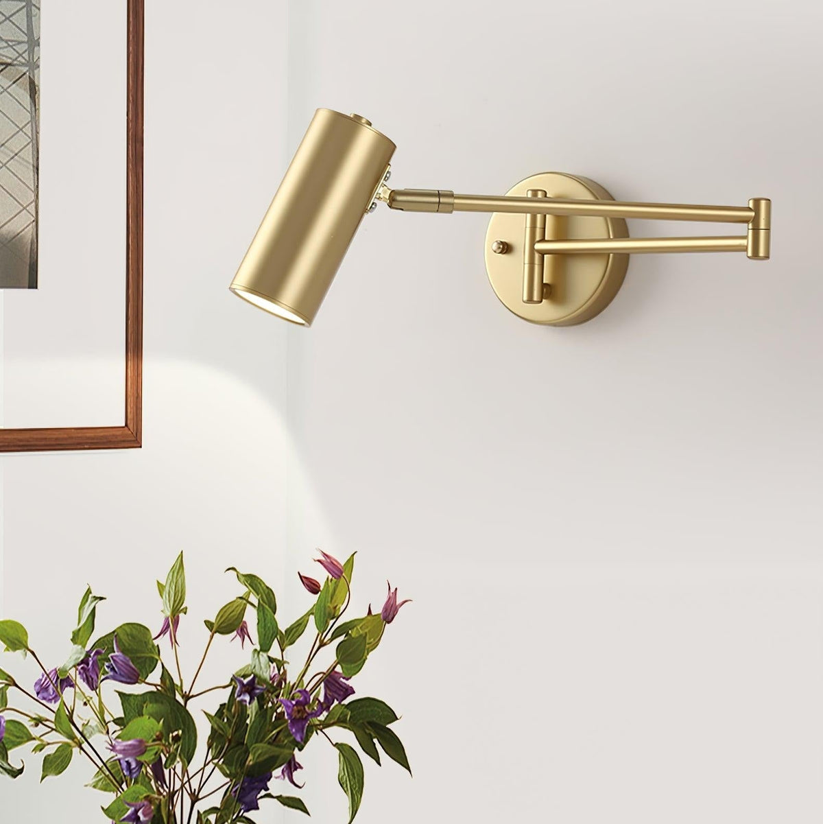 Sabine Adjustable Swing Arm Wall Lamp