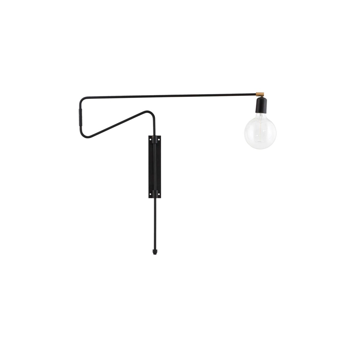 Elsoreth Modern Minimalist Swing Wall Lamp