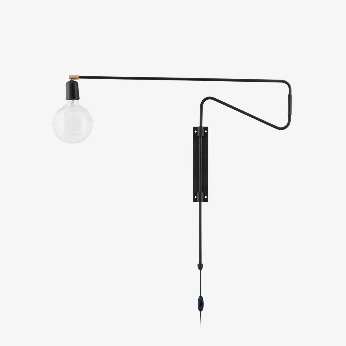 Elsoreth Modern Minimalist Swing Wall Lamp