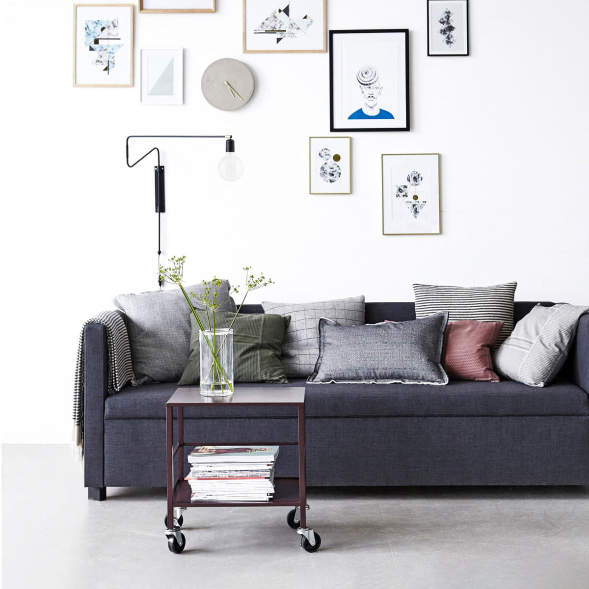 Elsoreth Modern Minimalist Swing Wall Lamp