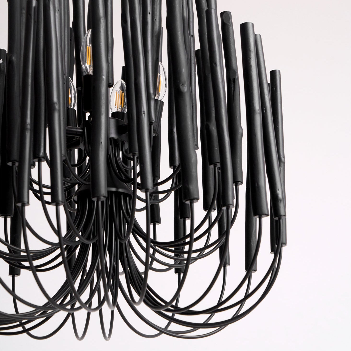 Nyphaiel Postmodern Luxury Wood Chandelier - Neutral Decor