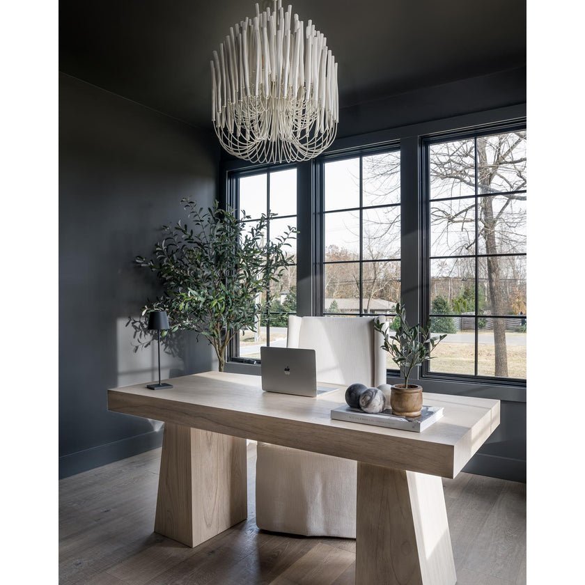 Nyphaiel Postmodern Luxury Wood Chandelier - Neutral Decor