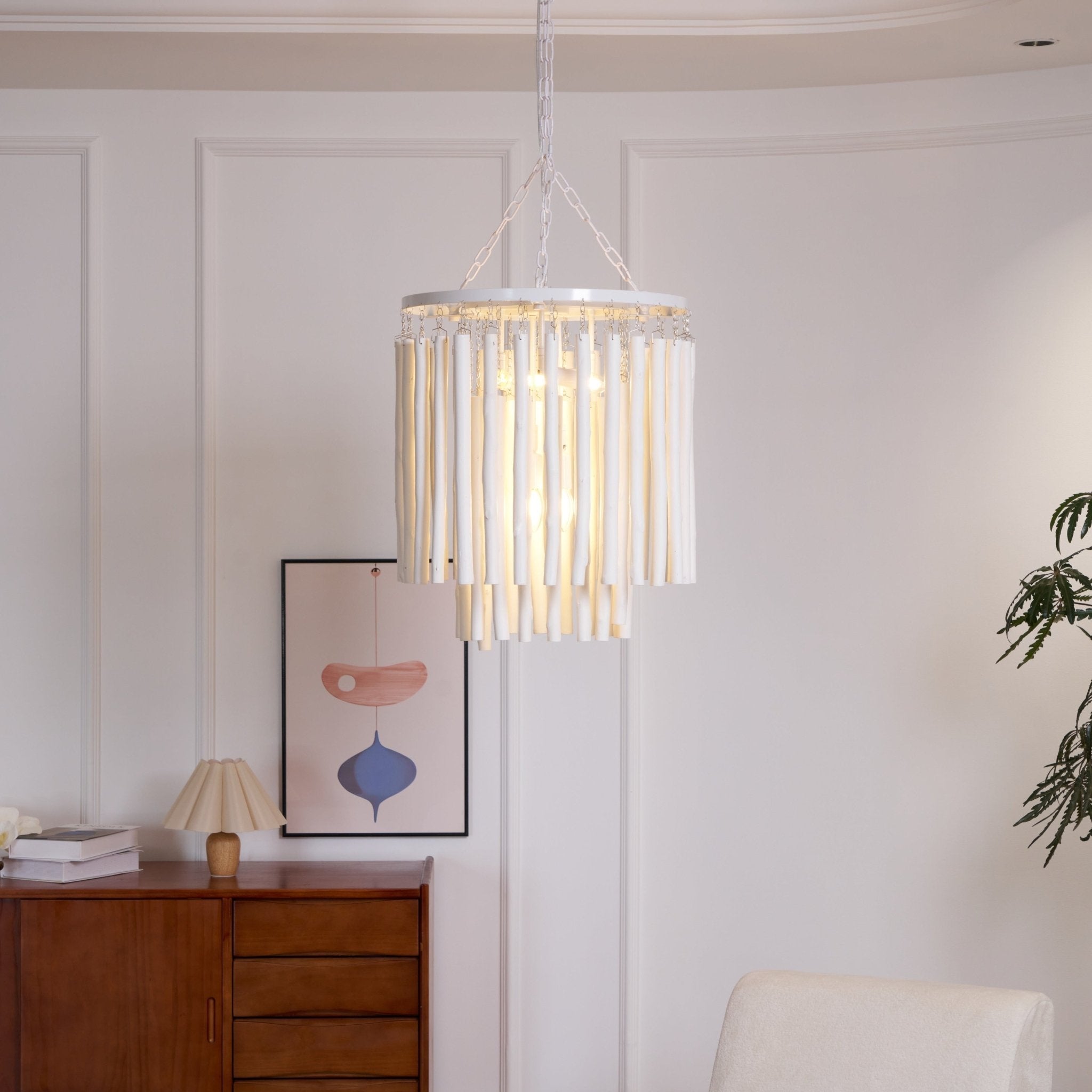 Ravenborne Wood Chandelier