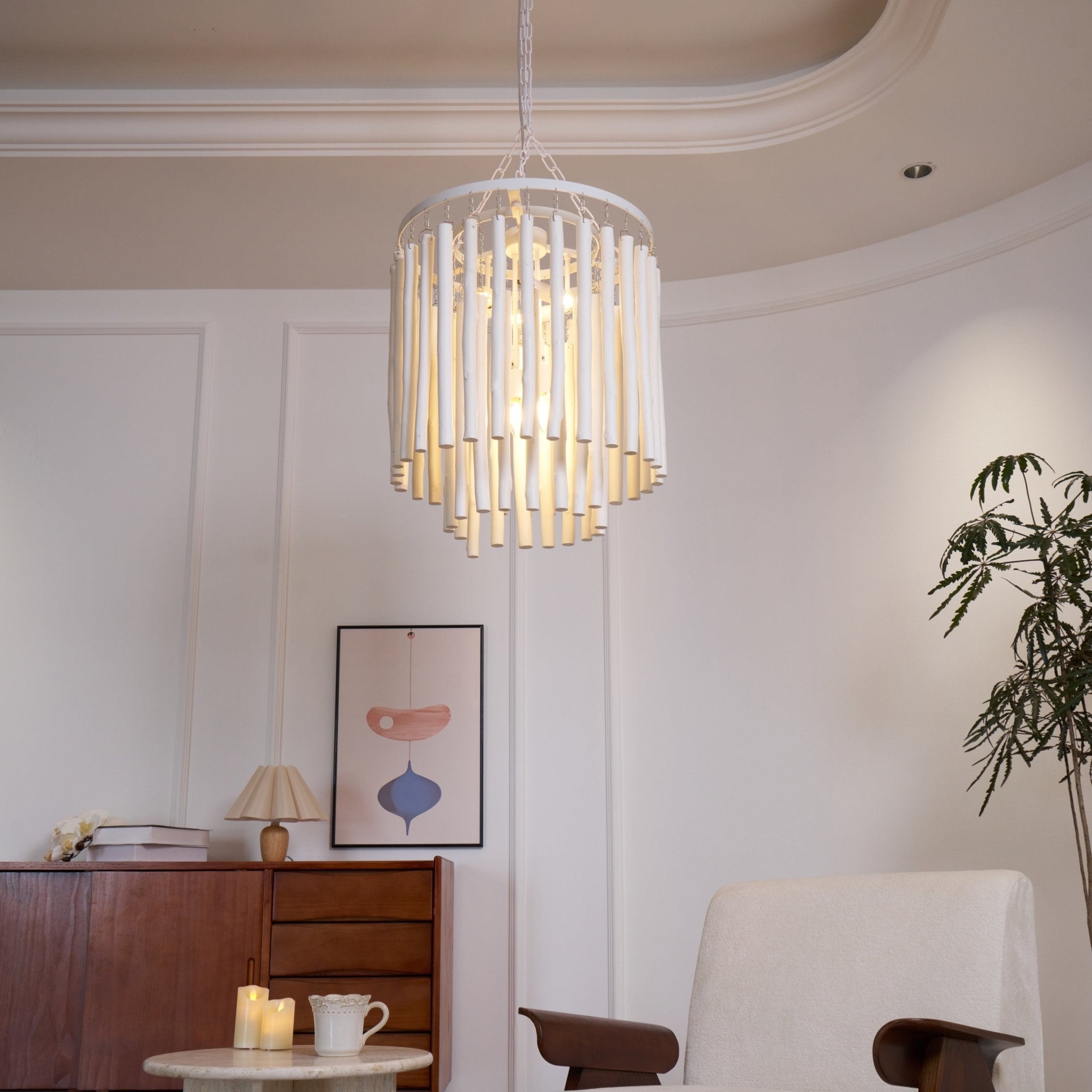 Ravenborne Wood Chandelier
