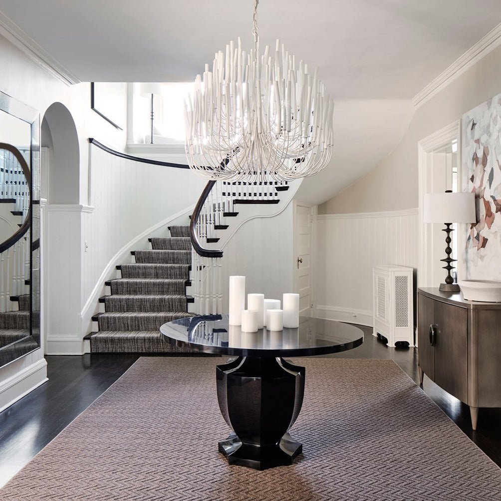 Nyphaiel Postmodern Luxury Wood Chandelier - Neutral Decor