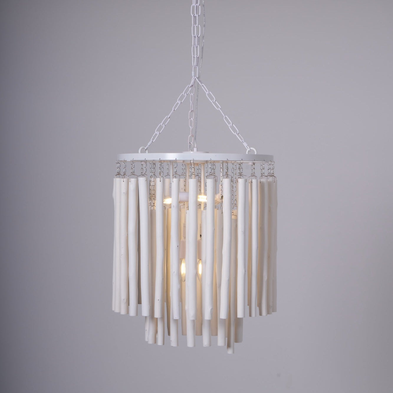 Nyphaiel Postmodern Luxury Wood Chandelier - Neutral Decor