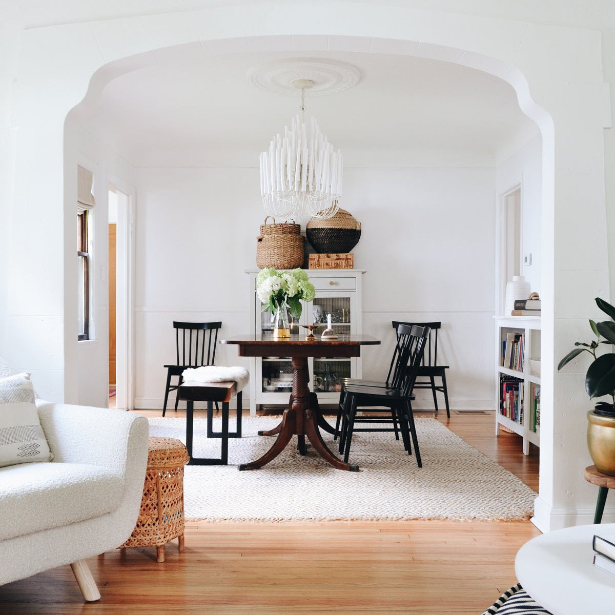 Nyphaiel Postmodern Luxury Wood Chandelier - Neutral Decor