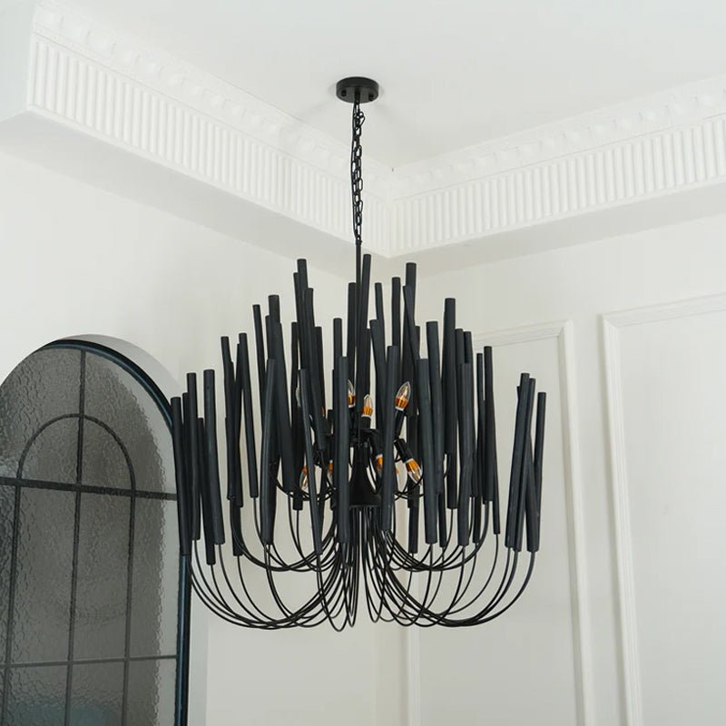 Nyphaiel Postmodern Luxury Wood Chandelier - Neutral Decor