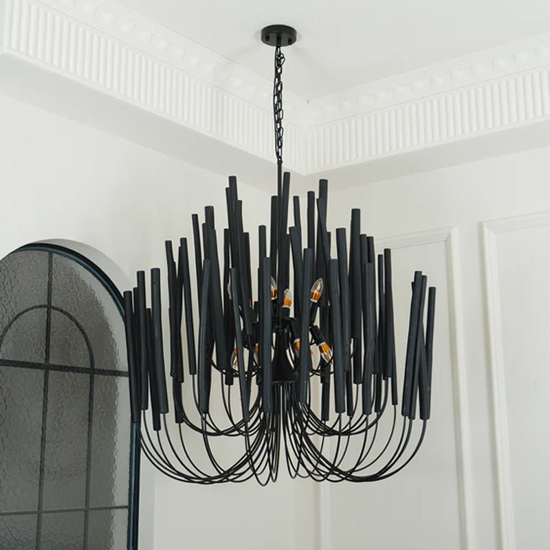 Nyphaiel Postmodern Luxury Wood Chandelier - Neutral Decor