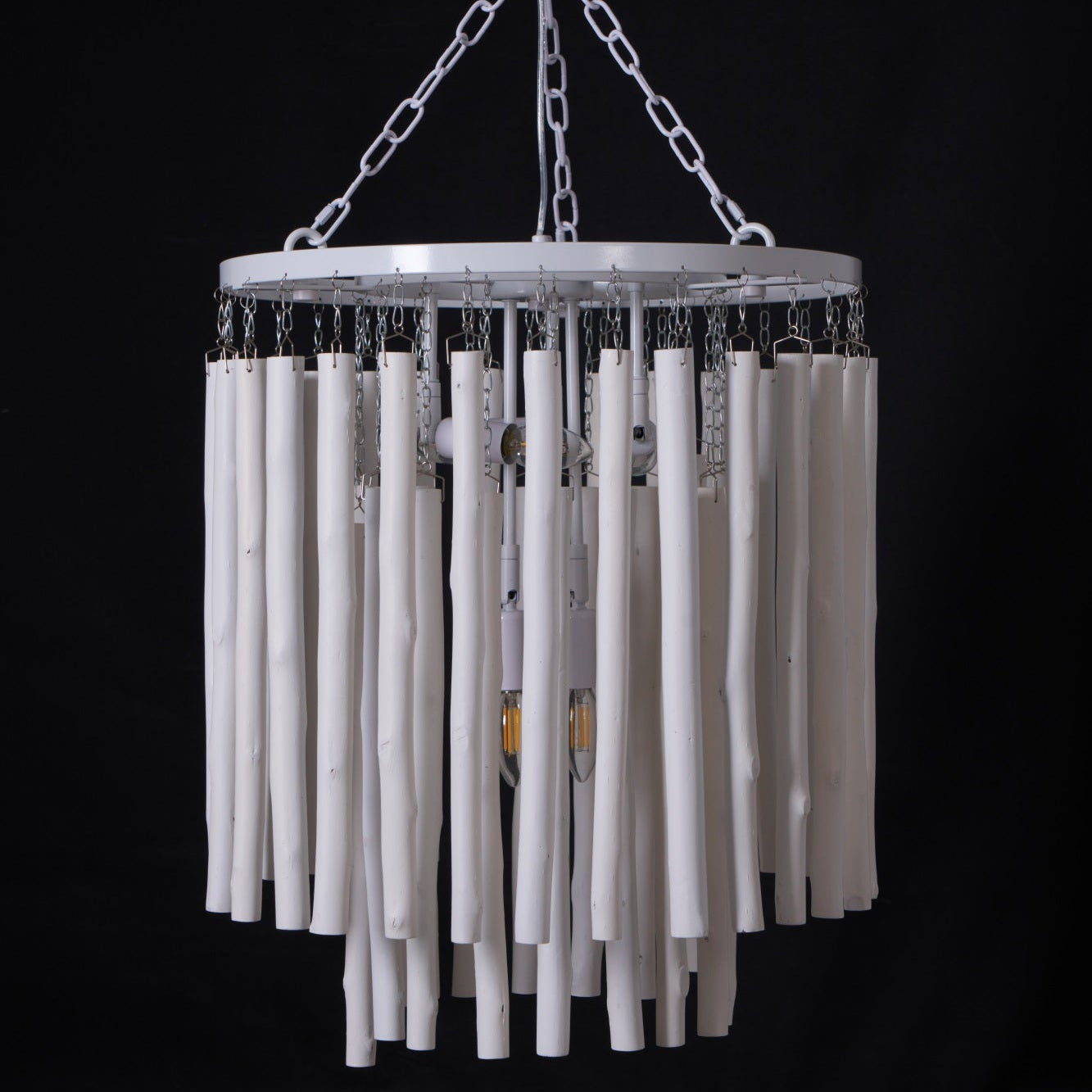 Nyphaiel Postmodern Luxury Wood Chandelier - Neutral Decor