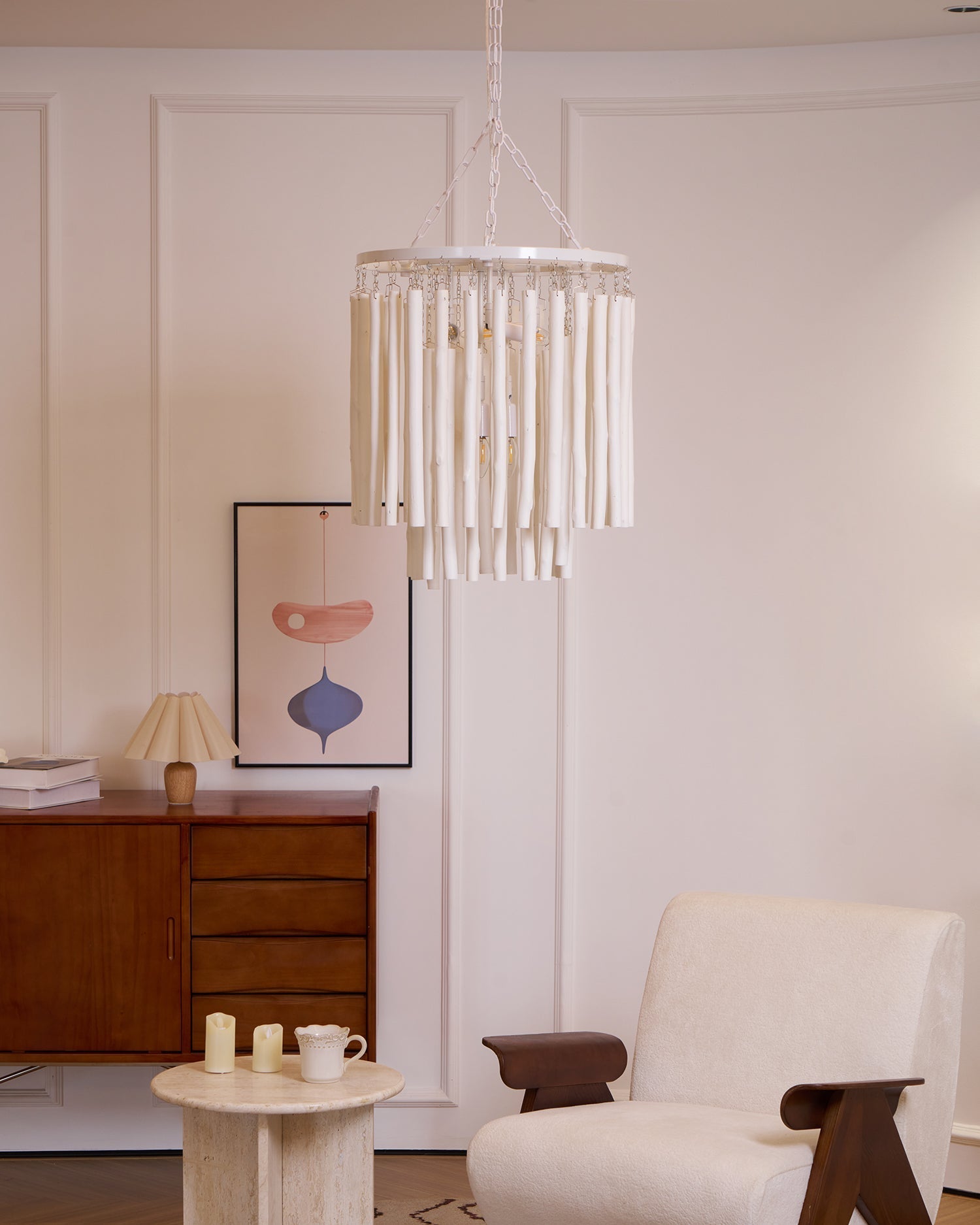 Ravenborne Wood Chandelier