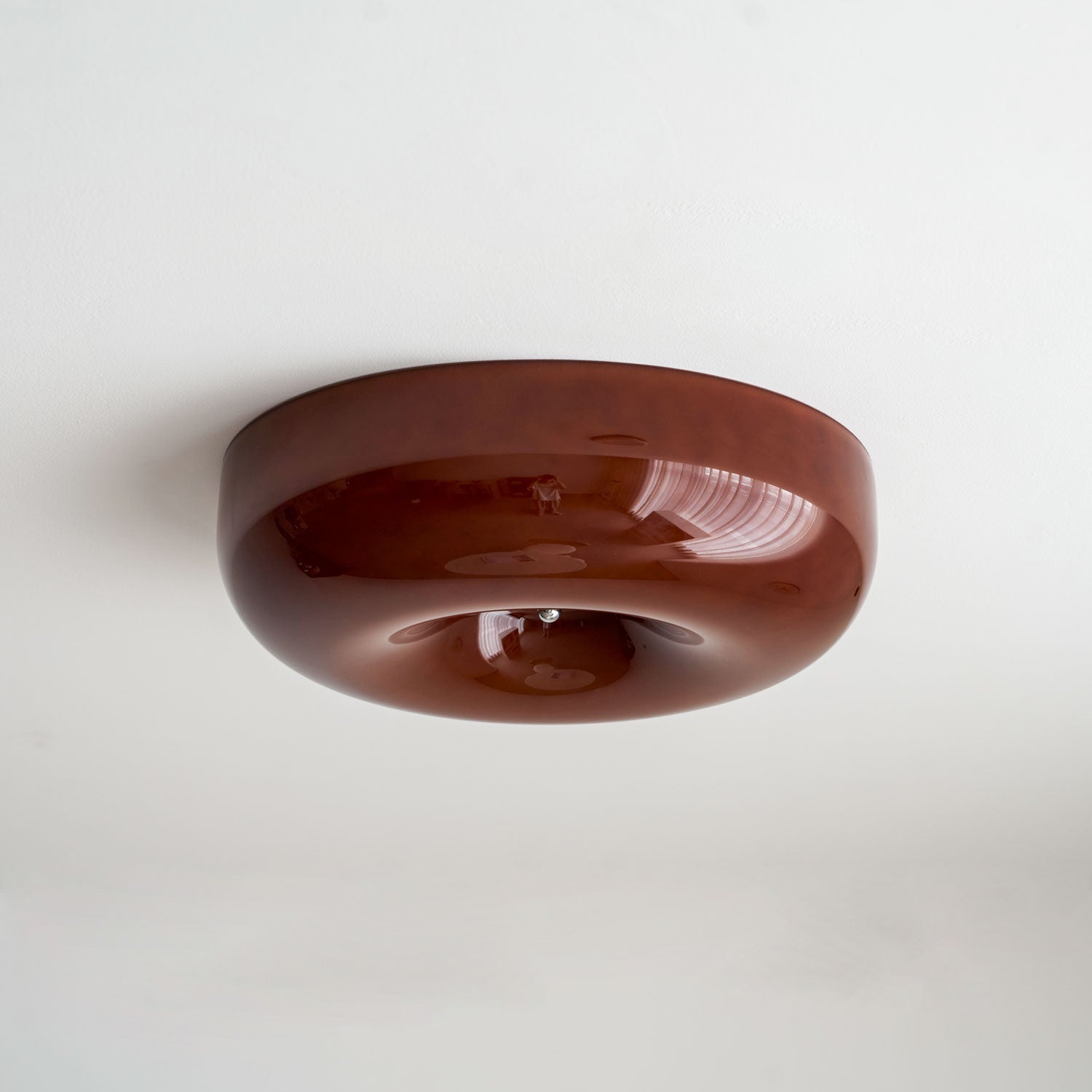 Rosemont Swirl Glass Flush Mount Ceiling Light
