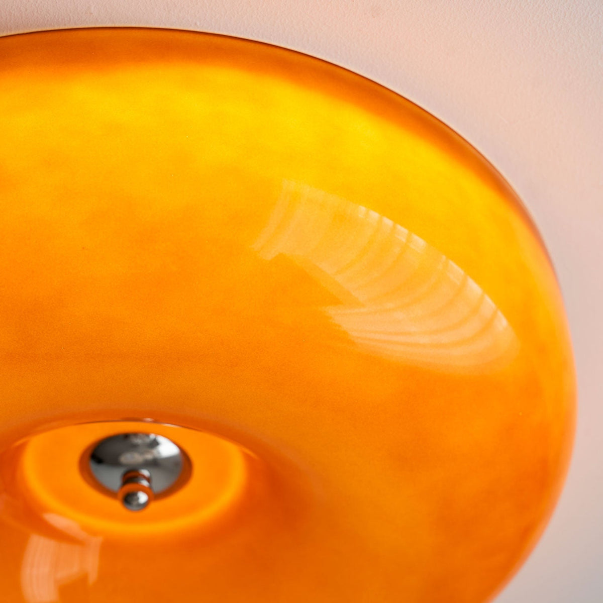 Rosemont Swirl Glass Flush Mount Ceiling Light