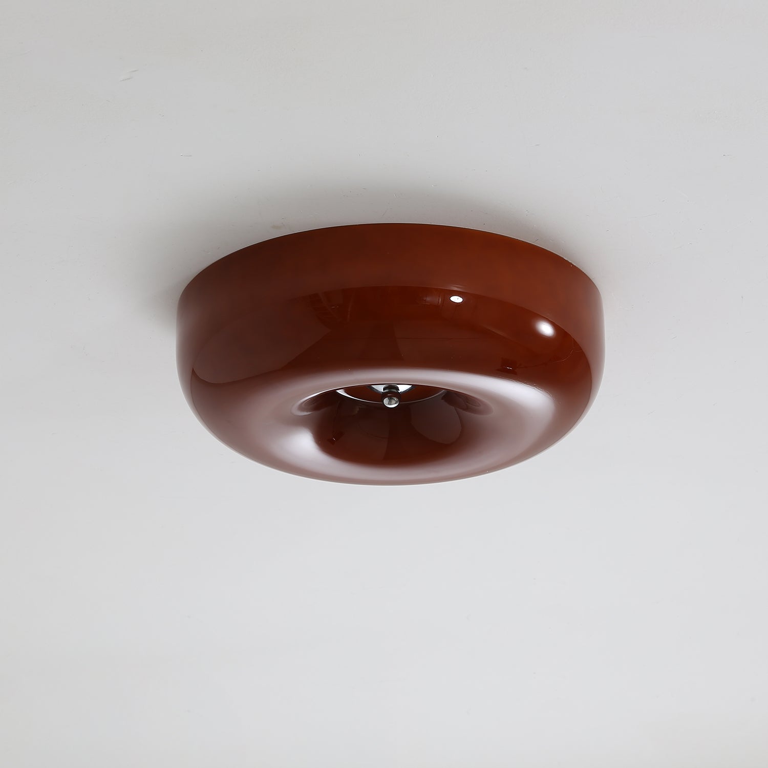 Rosemont Swirl Glass Flush Mount Ceiling Light