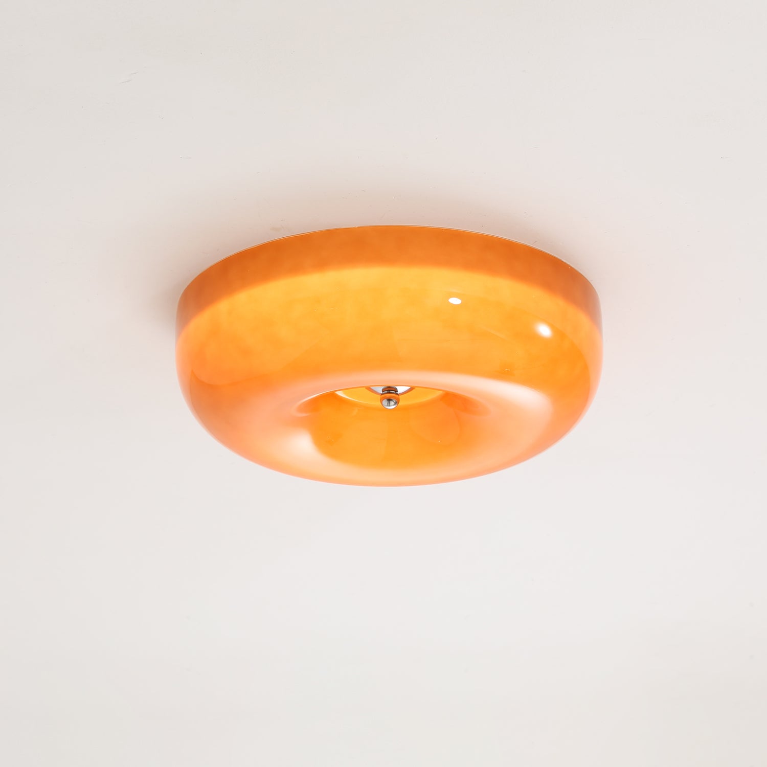 Rosemont Swirl Glass Flush Mount Ceiling Light