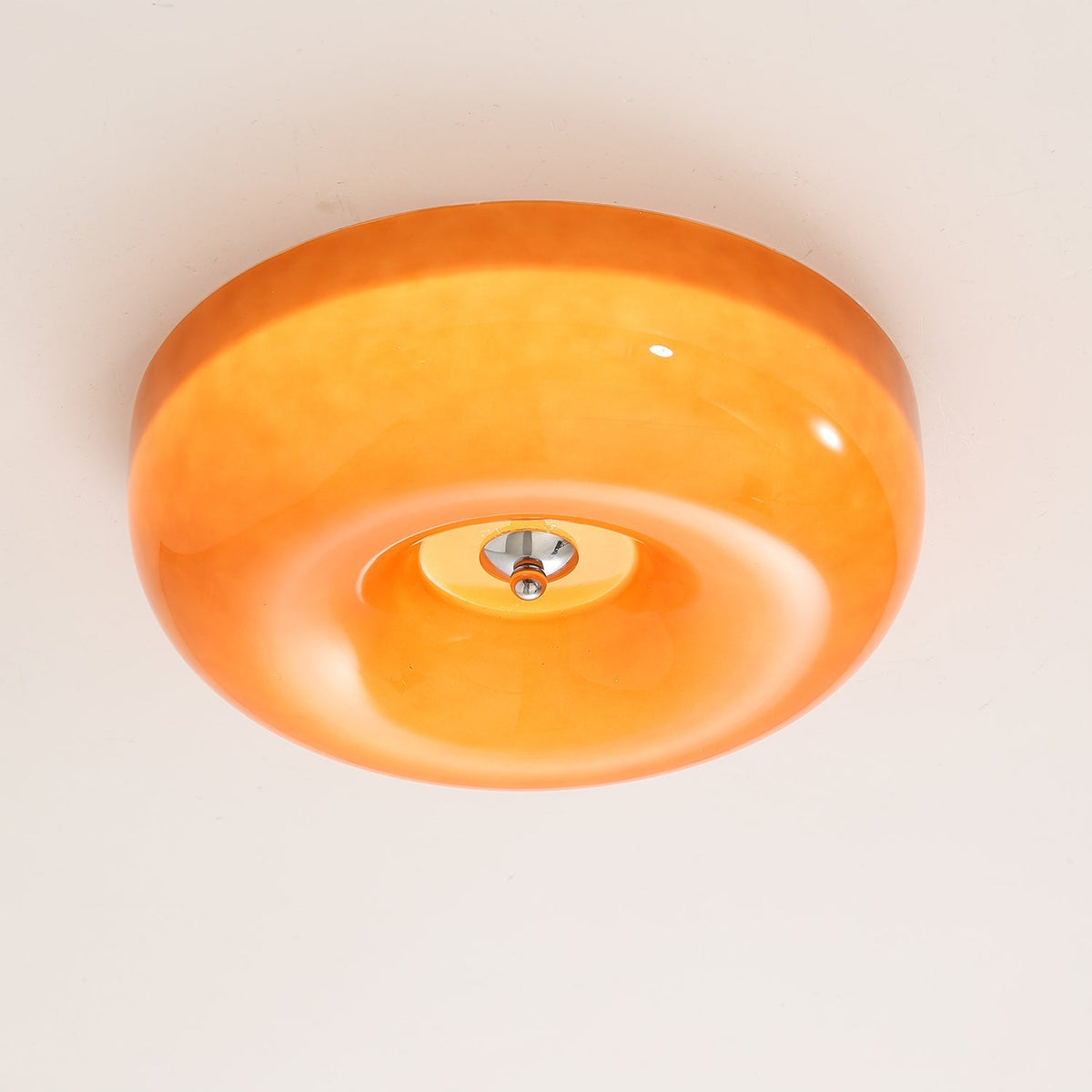 Rosemont Swirl Glass Flush Mount Ceiling Light