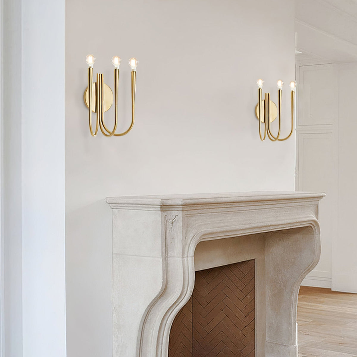 Eoveth Premium Elegance Arm Glass Wall Lamp