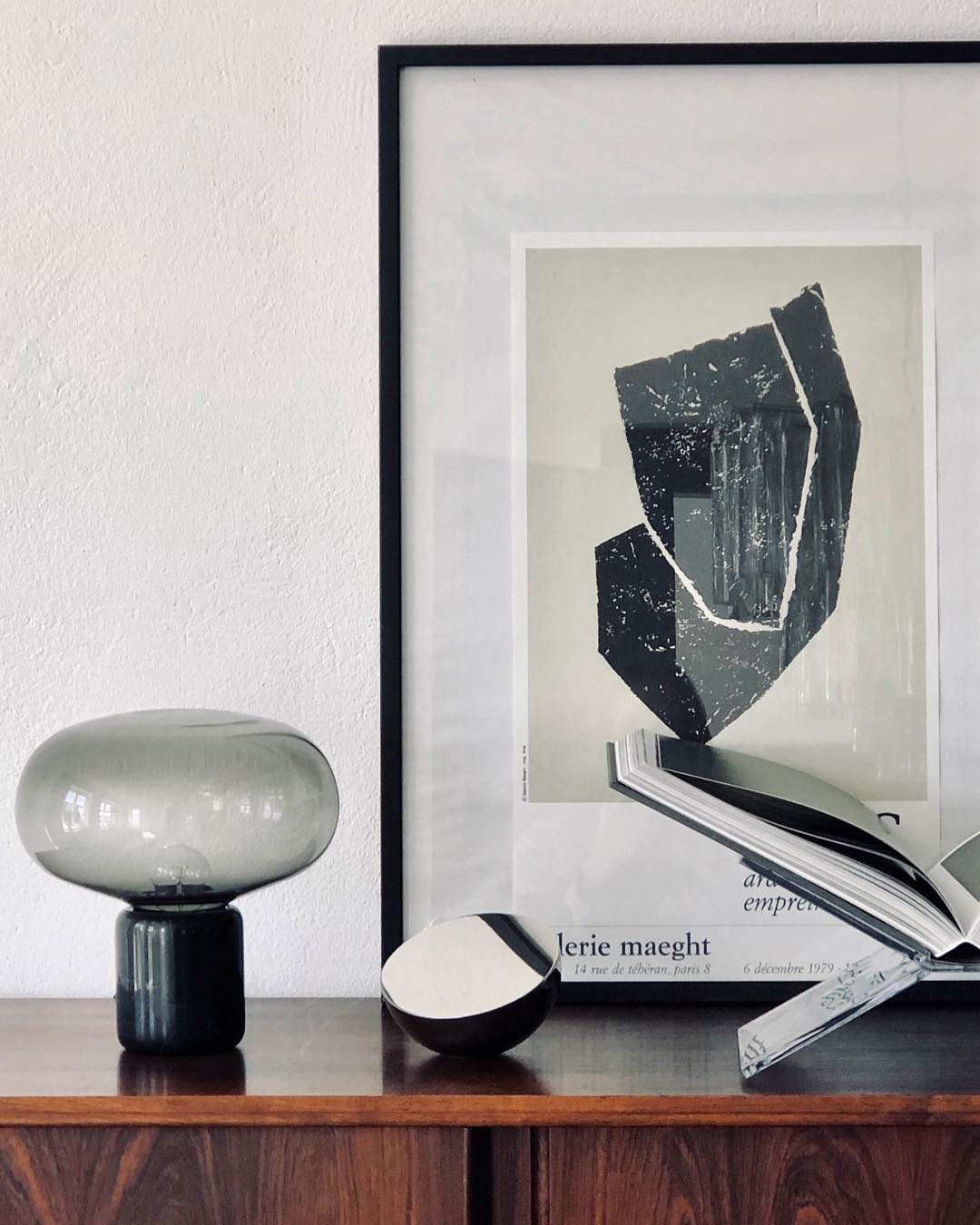Rova Marble Industrial Table Lamp - Neutral Decor