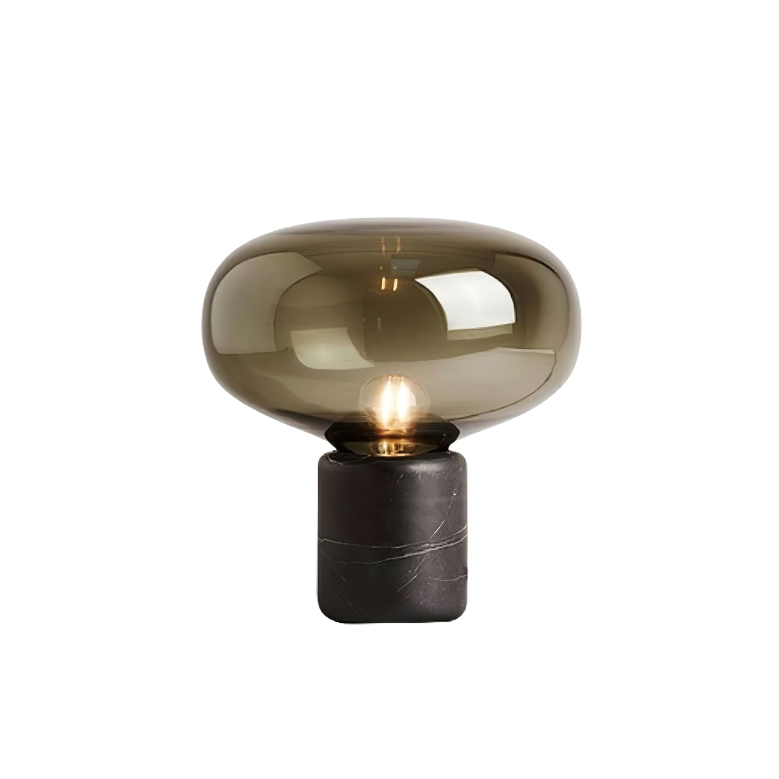 Rova Marble Industrial Table Lamp - Neutral Decor